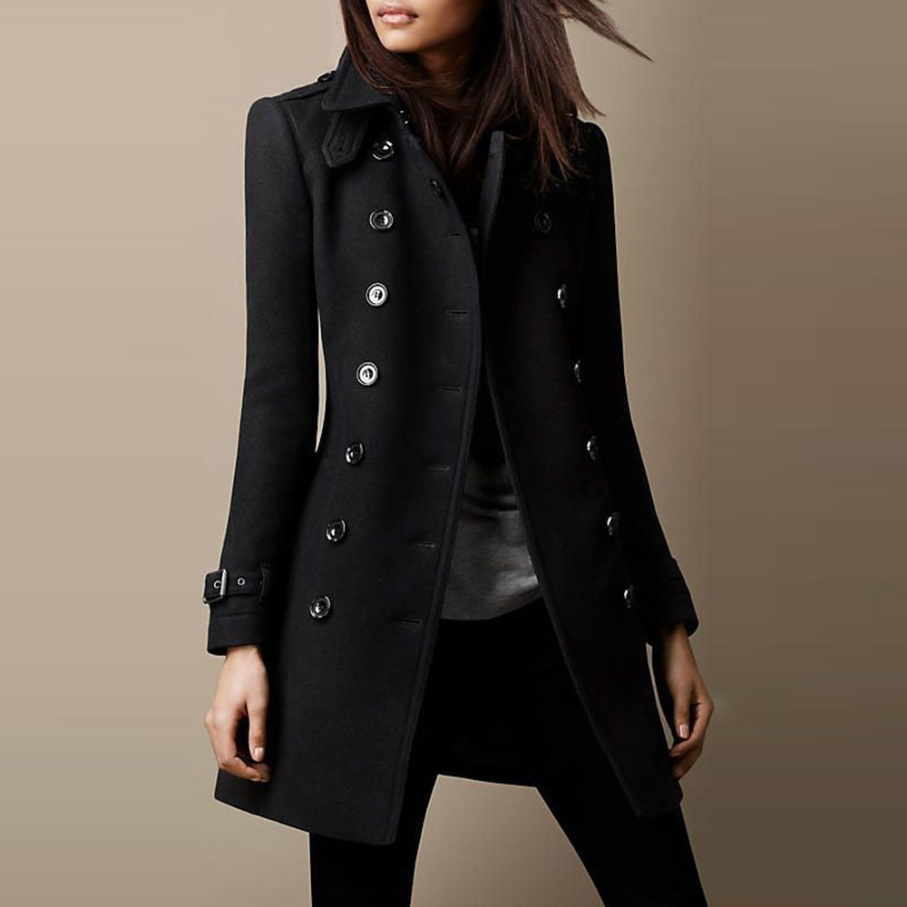 Renate - Eleganter Wintermantel aus Wolle