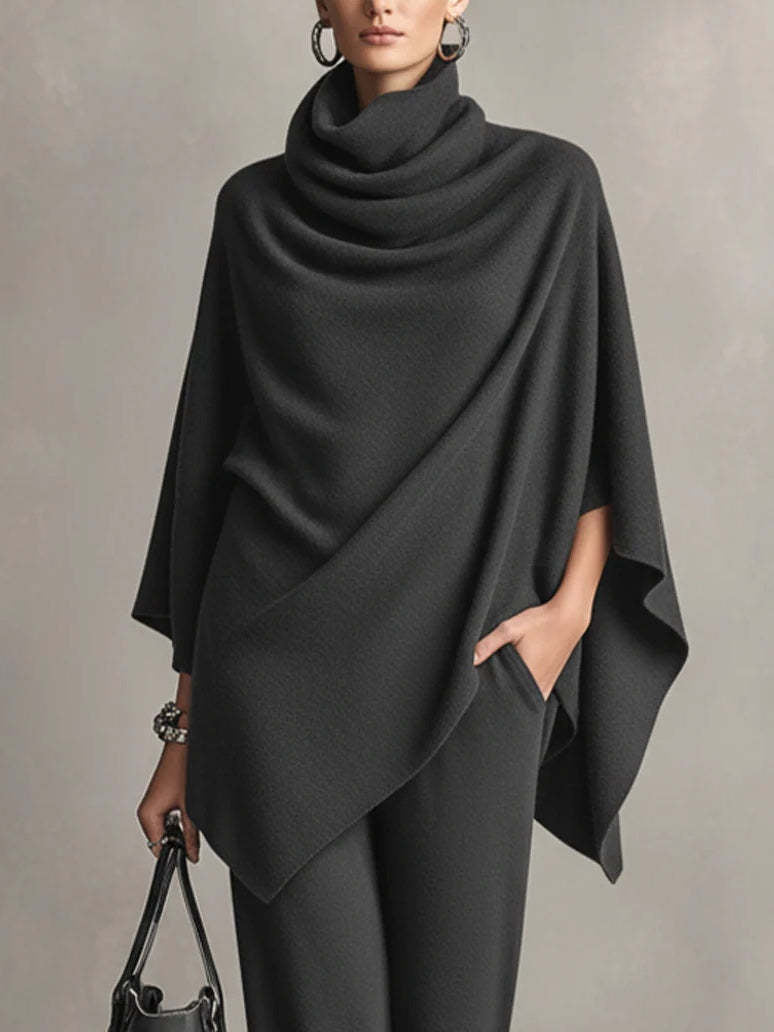 Draphelia - Elegantes, drapiertes Zweiteiler-Set