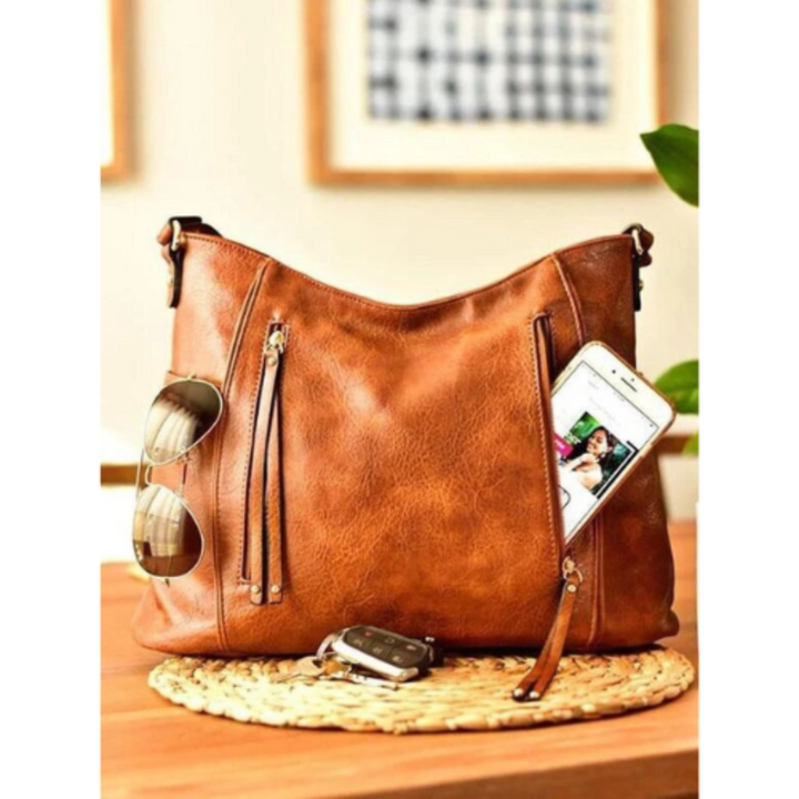 Georgia - Vintage Schultertasche der zeitlosen