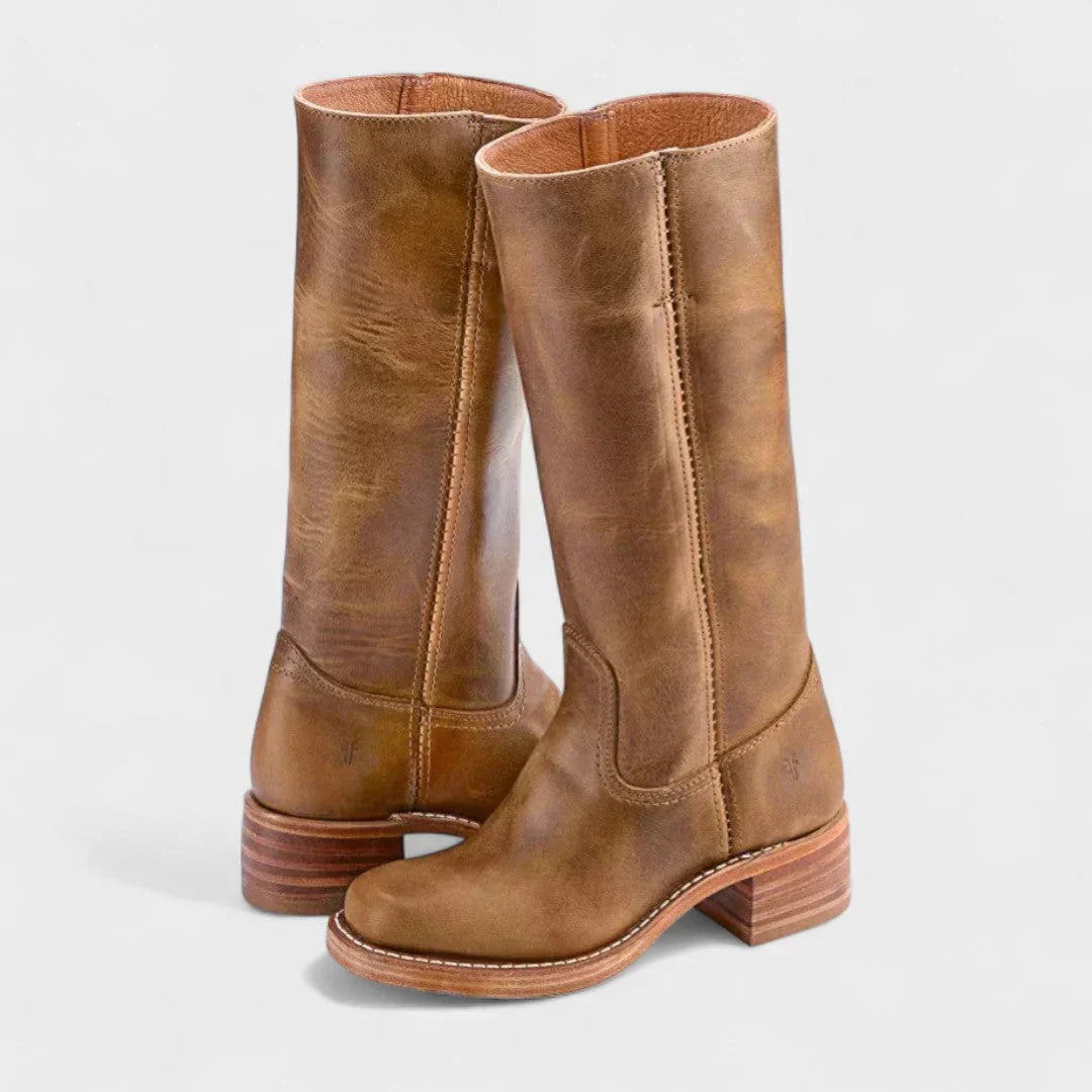 Vivia - Retro Lederstiefel