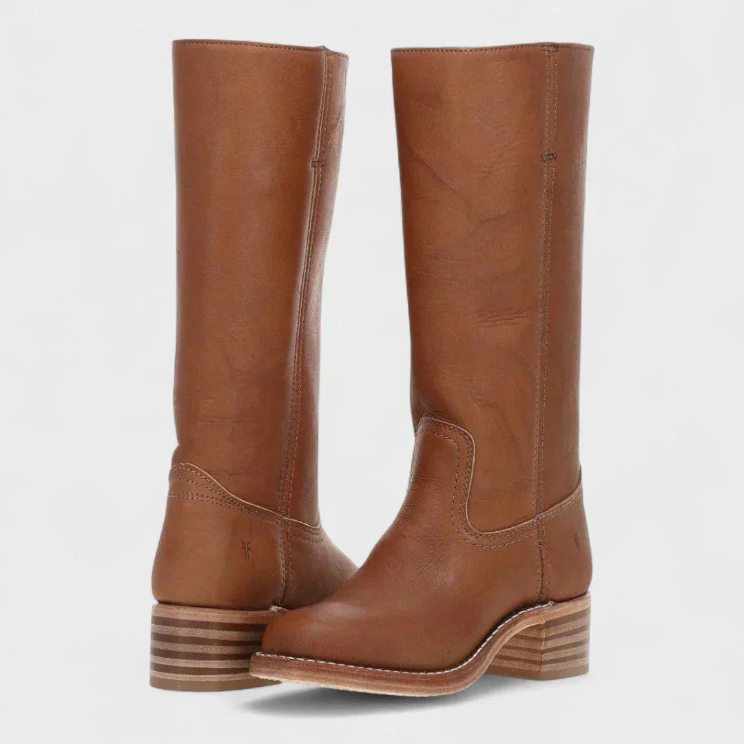 Vivia - Retro Lederstiefel