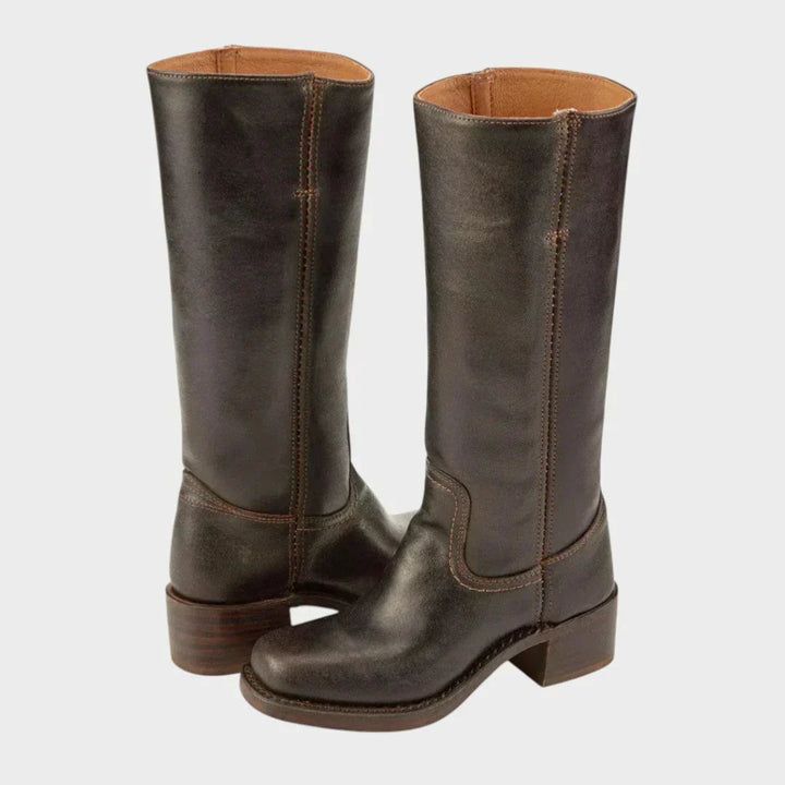 Vivia - Retro Lederstiefel