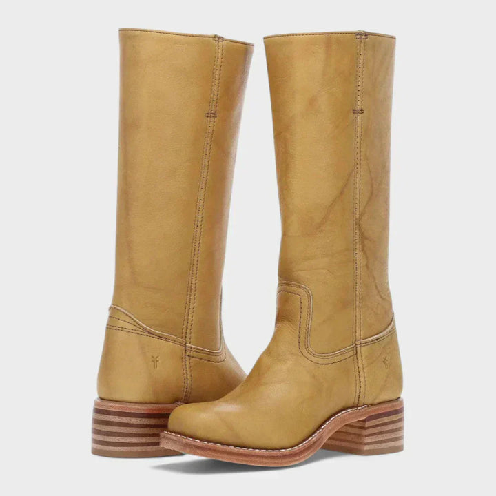 Vivia - Retro Lederstiefel