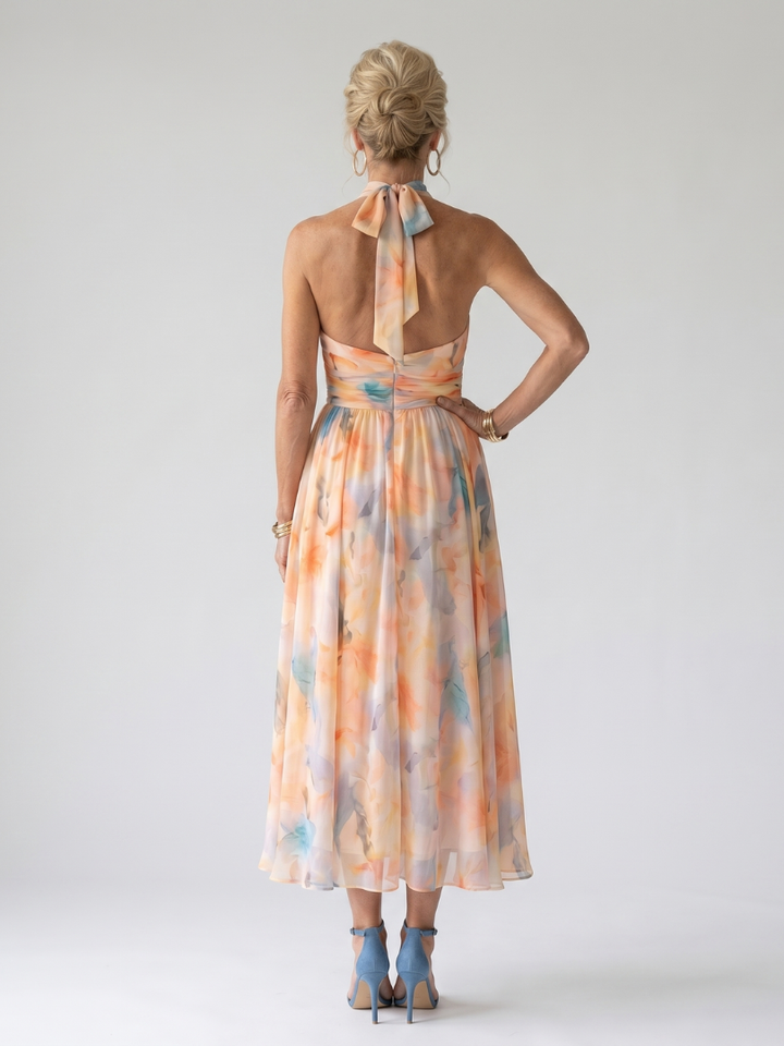 Elin - Soft Halter Midikleid