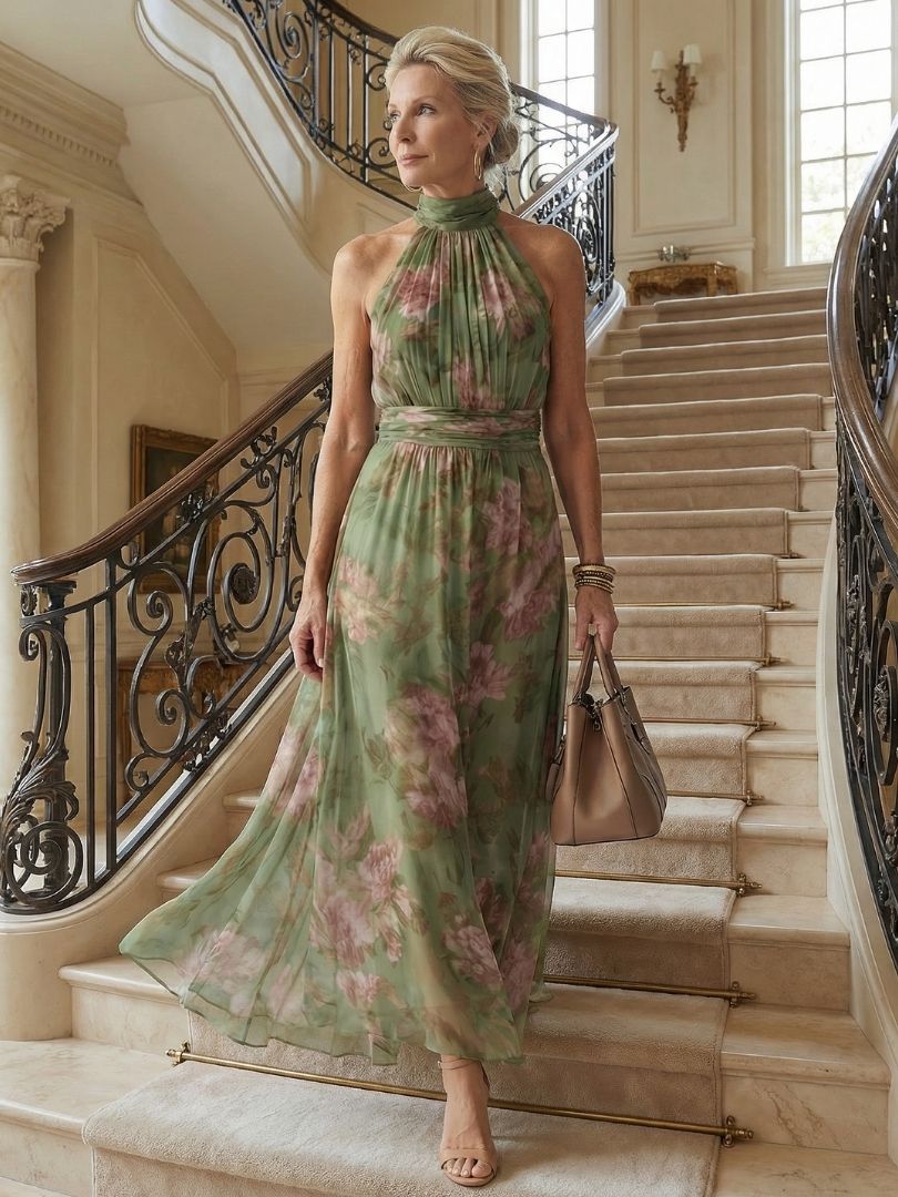 Mirelle - Midikleid mit gerafftem Träger