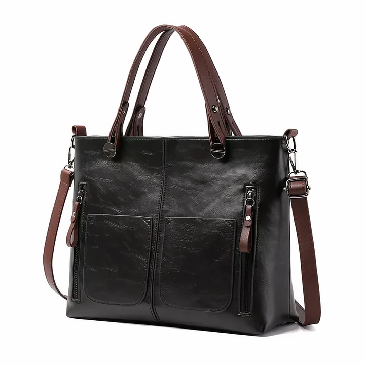 Nancy - Zeitlos elegante Leder-Umhängetasche