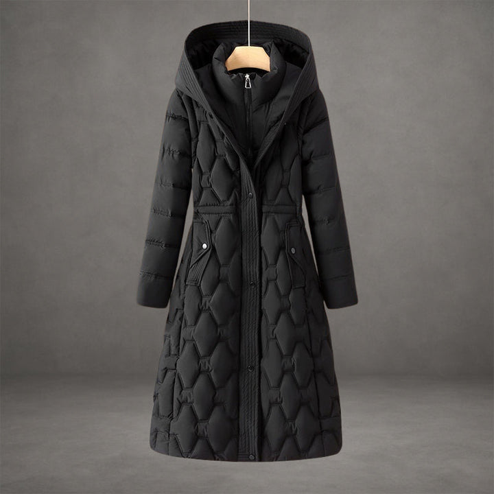 Mollie - Eleganter langer Mantel mit