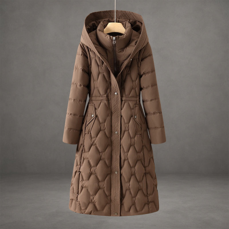 Mollie - Eleganter langer Mantel mit