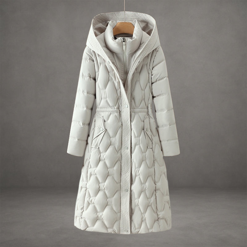 Mollie - Eleganter langer Mantel mit