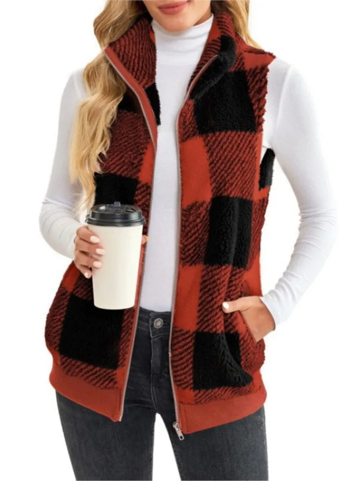 Nina - Ärmellose Strickjacke für Damen