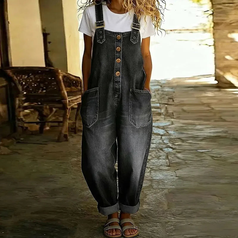 Mae - Vintage Soft Cotton Denim-Look