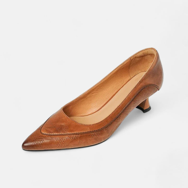 Amara Leder Heels