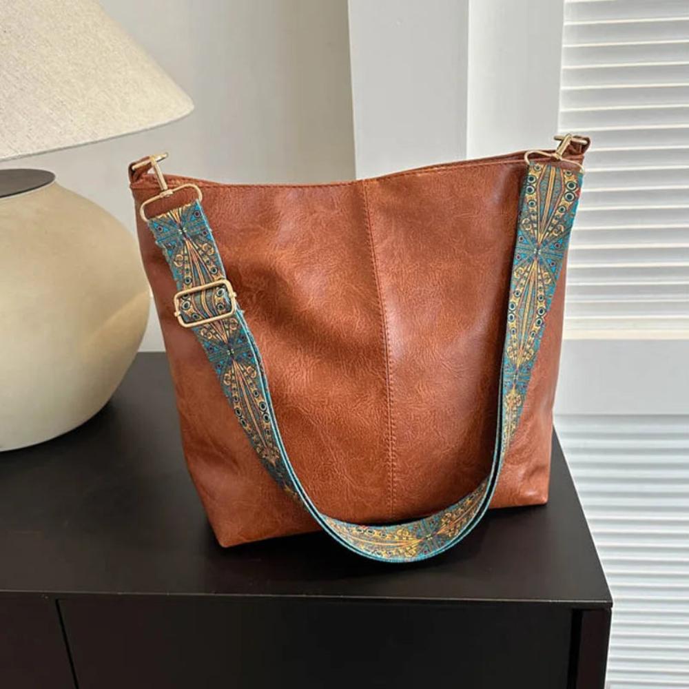 Linda - Leder-Umhängetasche mit Vintage-Charme