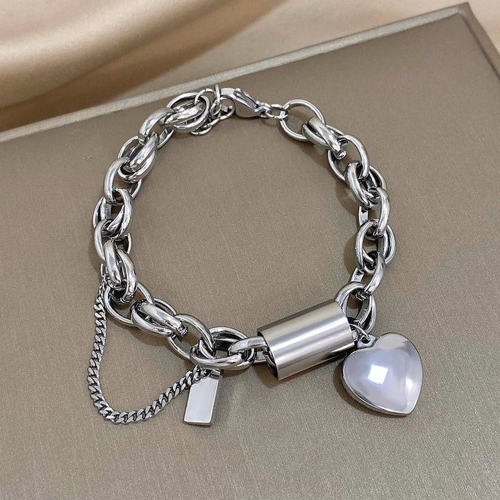 Heartened - Markante Gliederarmkette (1+1 GRATIS)