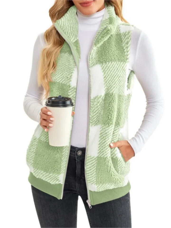Nina - Ärmellose Strickjacke für Damen