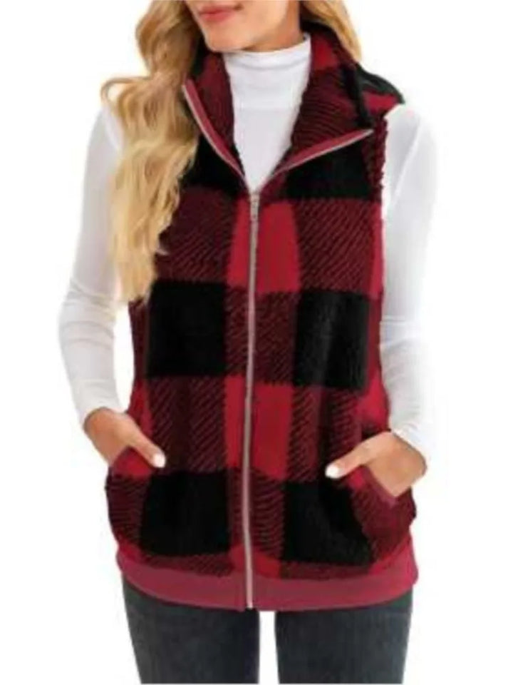 Nina - Ärmellose Strickjacke für Damen