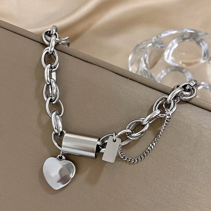 Heartened - Markante Gliederarmkette (1+1 GRATIS)