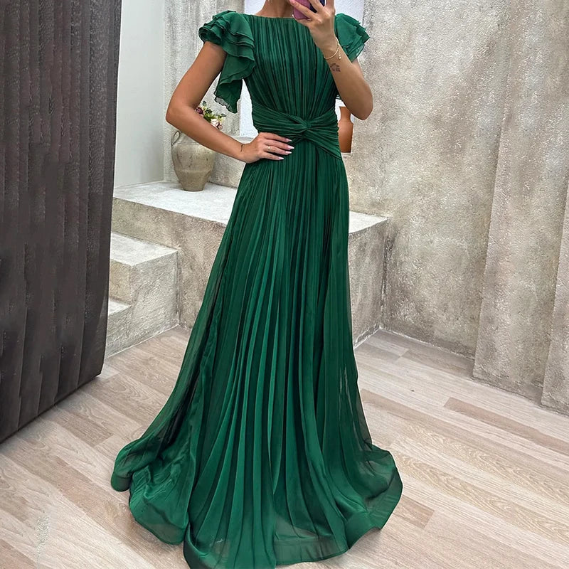 Abigail - Plissiertes Abendkleid