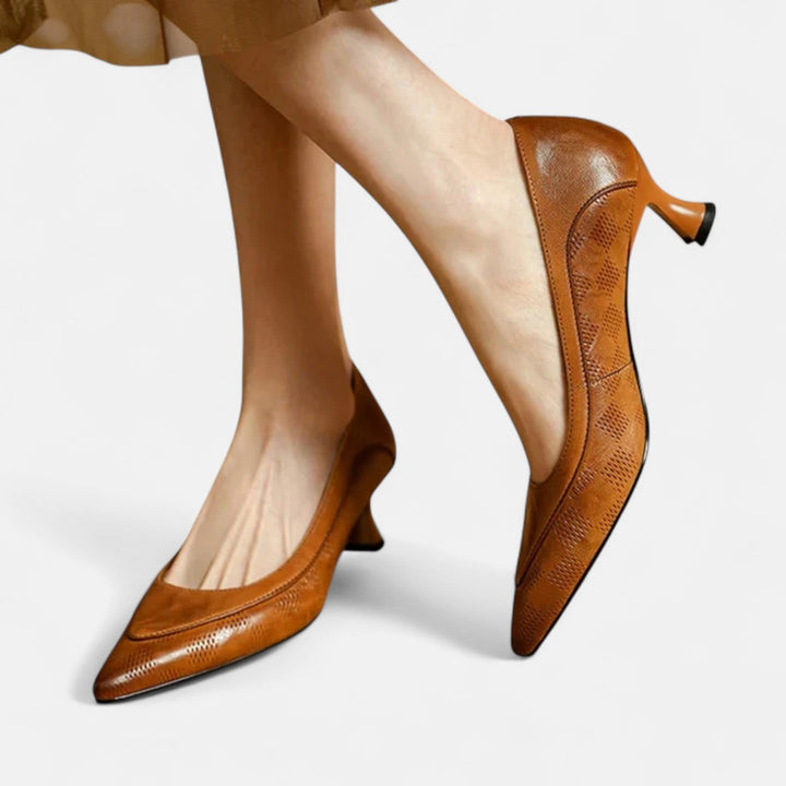 Amara Leder Heels