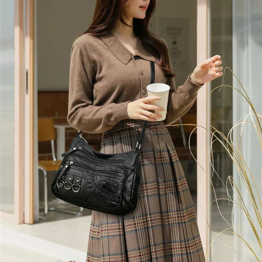 Olivia - Elegante Umhängetasche mit Vintage-Charme