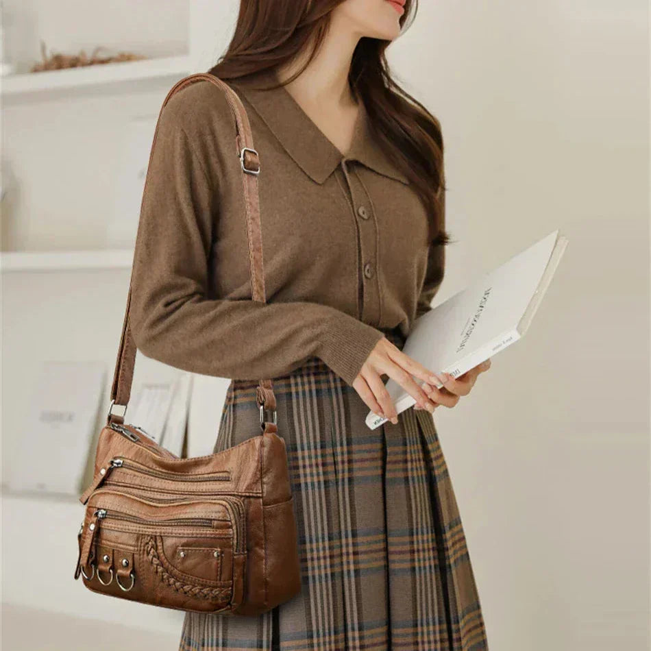 Olivia - Elegante Umhängetasche mit Vintage-Charme
