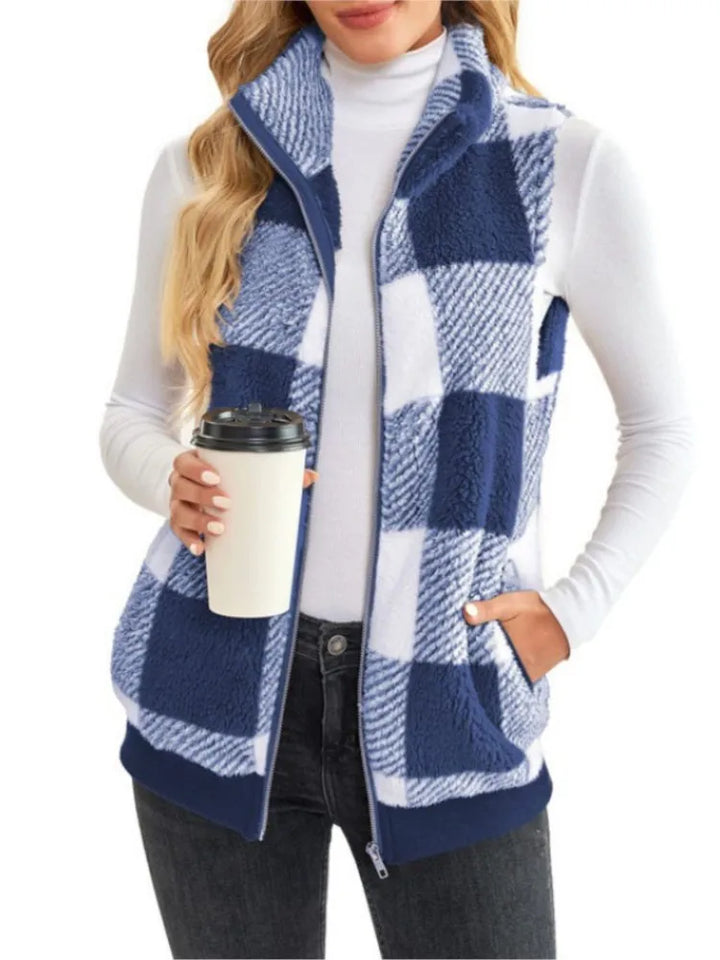 Nina - Ärmellose Strickjacke für Damen