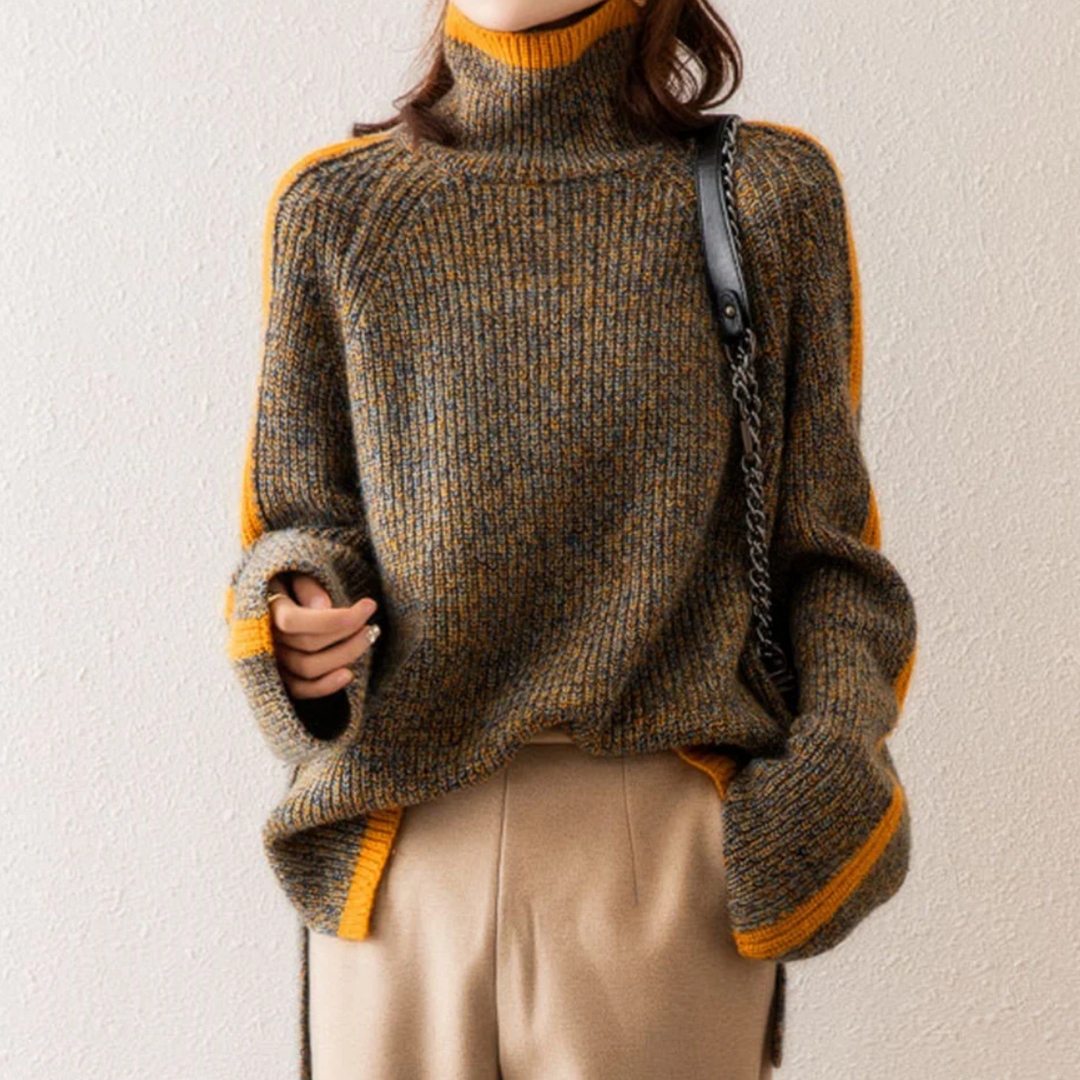 Zoé - Pullover mit rollkragen aus