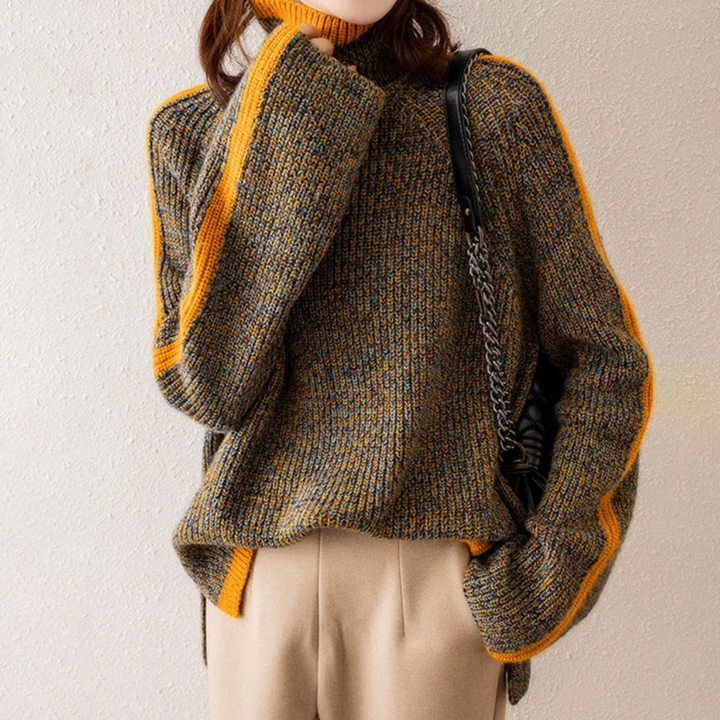 Zoé - Pullover mit rollkragen aus