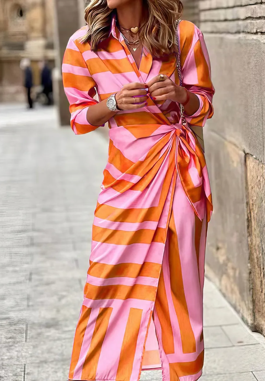 Amelia - Bedrucktes Wickelkleid