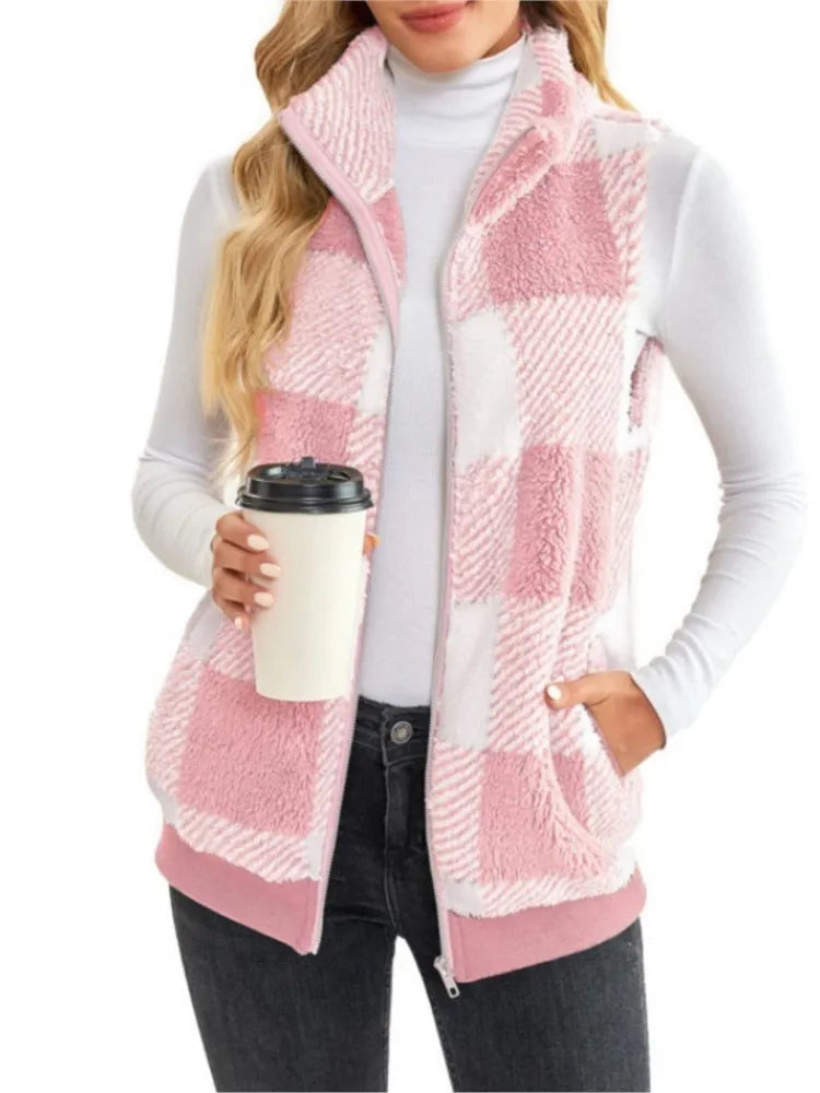 Nina - Ärmellose Strickjacke für Damen