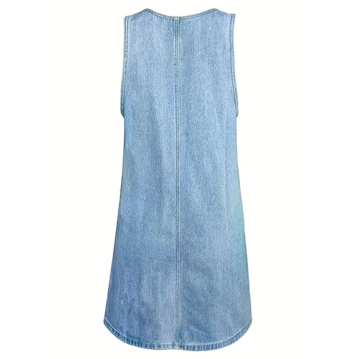 Saylor - Entspanntes Kleid im Denim-Look