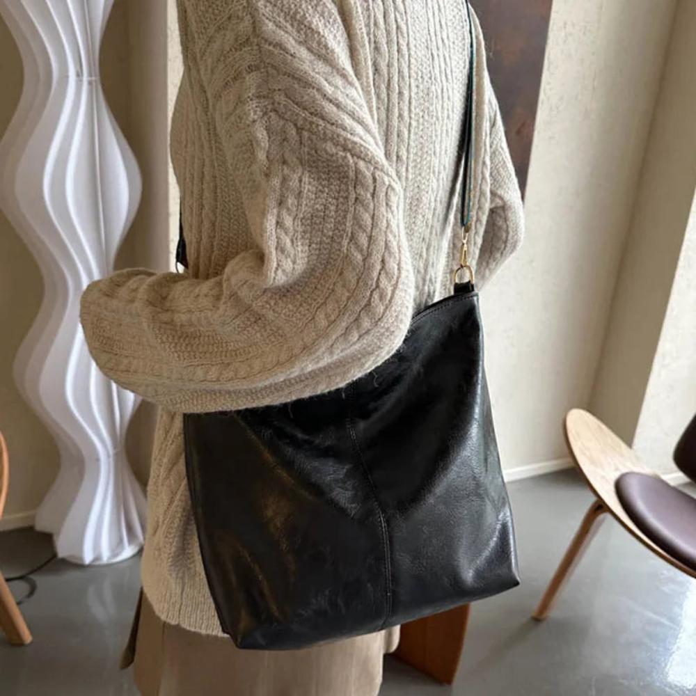 Linda - Leder-Umhängetasche mit Vintage-Charme