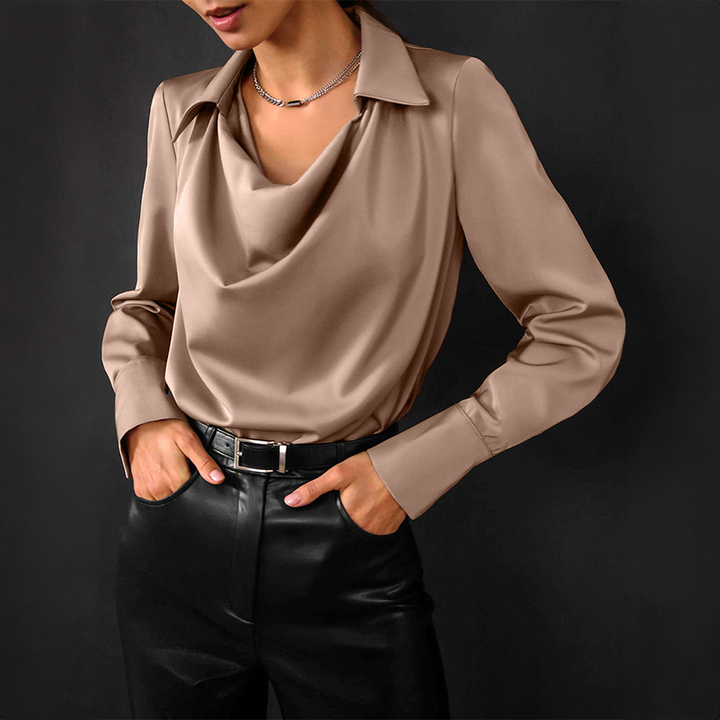 Cassie - Elegante Seidenbluse Für Damen