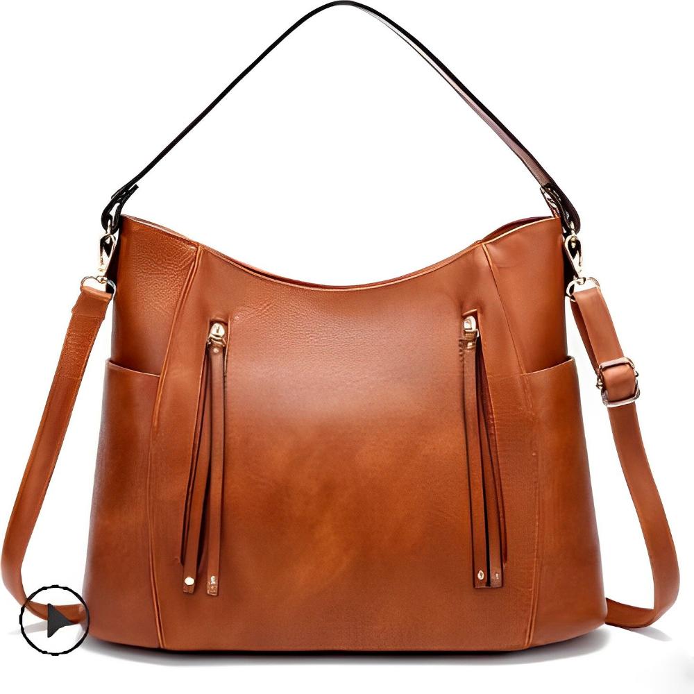 Georgia - Vintage Schultertasche der zeitlosen