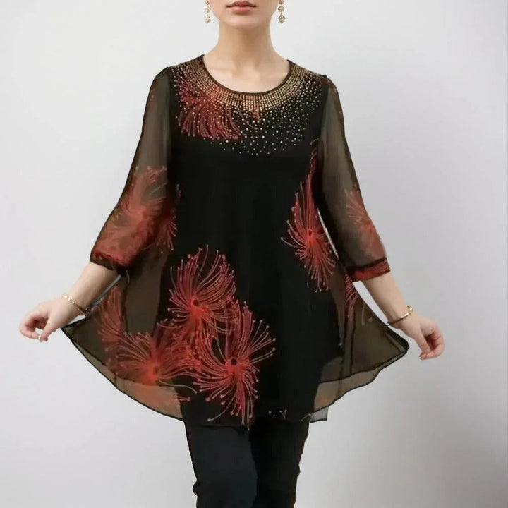 Zeraphine - Elegante transparente Tunika mit