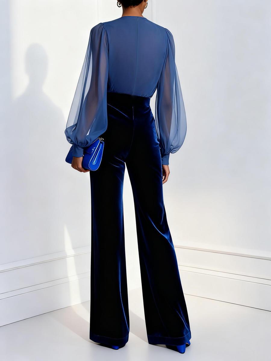 Parisa - Jumpsuit mit V-Ausschnitt und