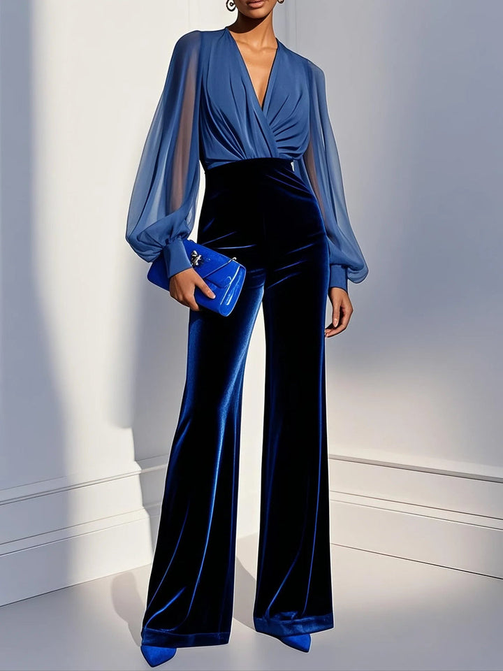 Parisa - Jumpsuit mit V-Ausschnitt und