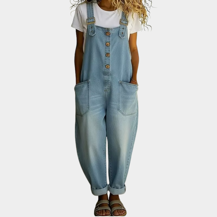 Mae - Vintage Soft Cotton Denim-Look