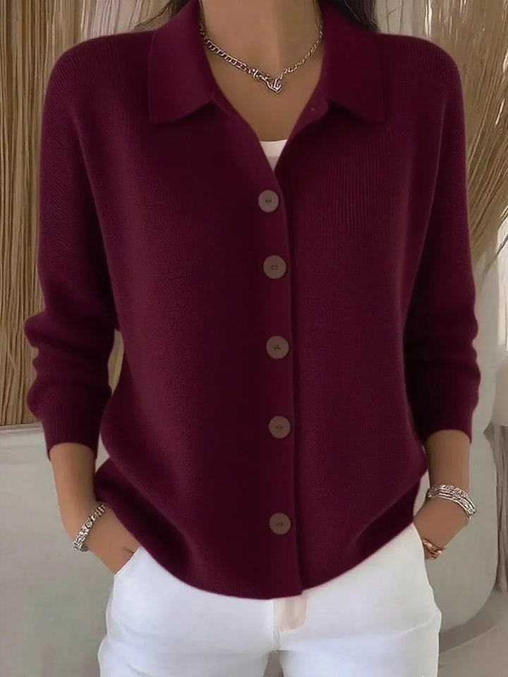 Mila - Elegants Strickjäckli mit Chnöpf
