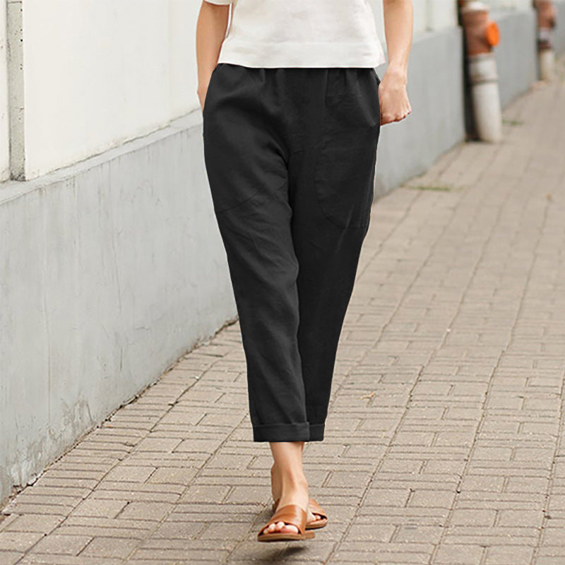 Alina - Lässige Hose aus Baumwolle