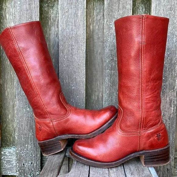 Vivia - Retro Lederstiefel