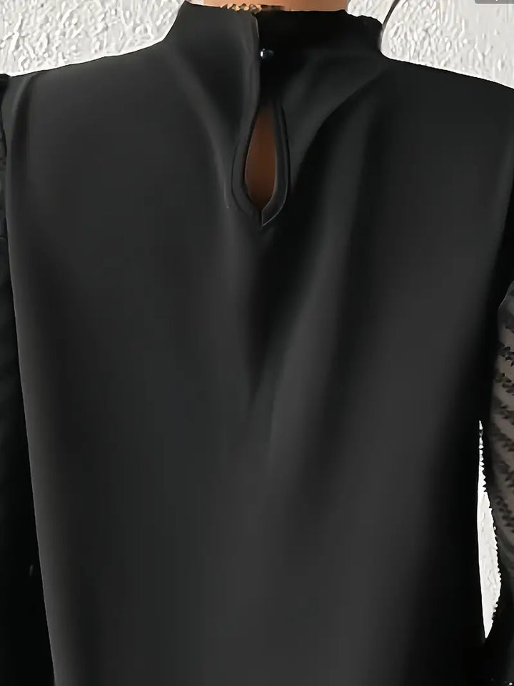 Kolbrun - Schicker plissierter top mit