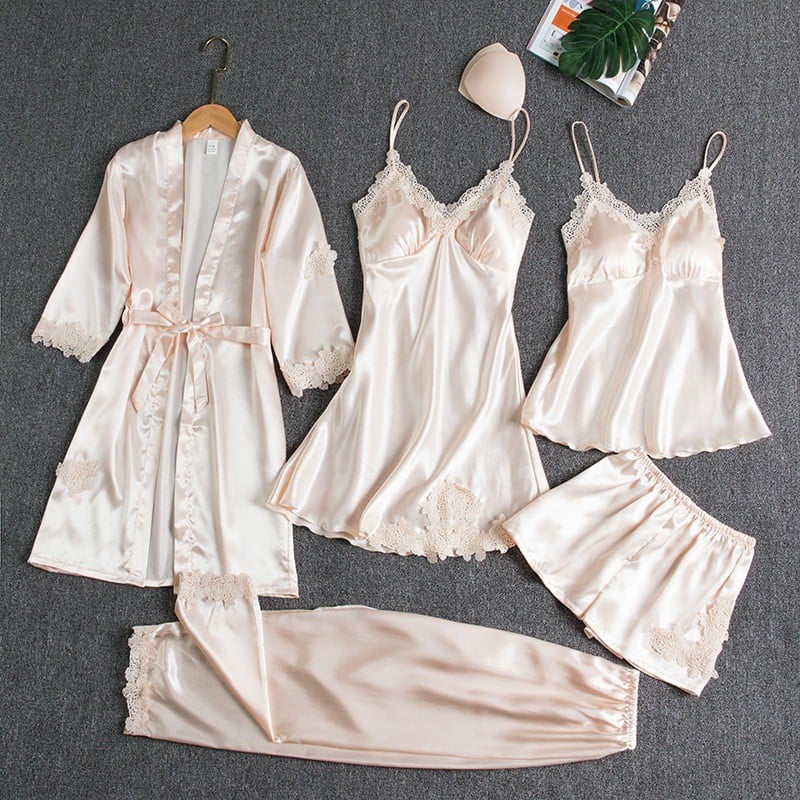 Dana - Elegantes Satin-Nachtwäsche-Set