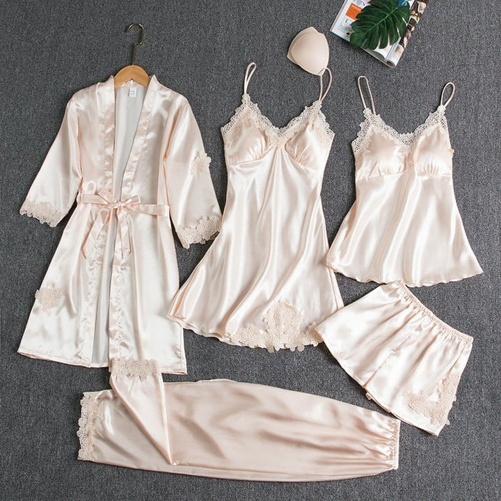 Dana - Elegantes Satin-Nachtwäsche-Set