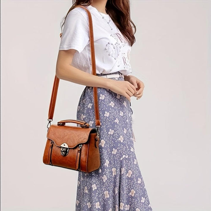 Zoe - Zeitlos elegante Leder-Umhängetasche