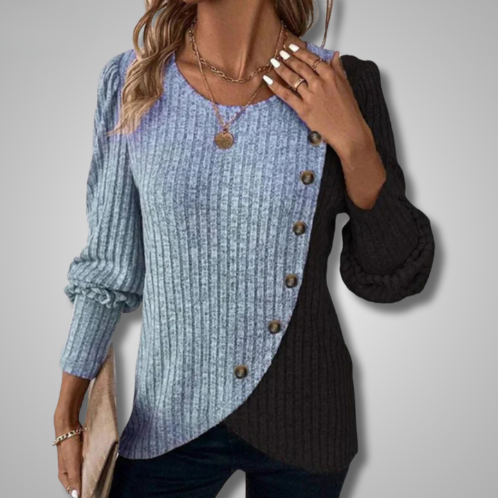 Zeyna - Strickpullover mit Langen Ärmeln