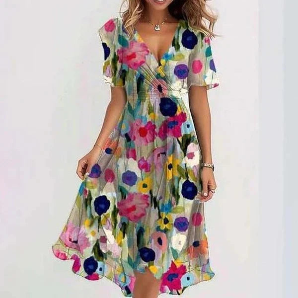 Arlina - Mühelos Elegantes Chiffon-Kleid