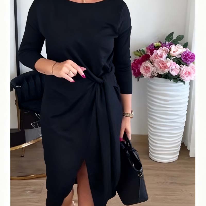 Seraphine - Elegantes Midikleid mit Taillenbindung