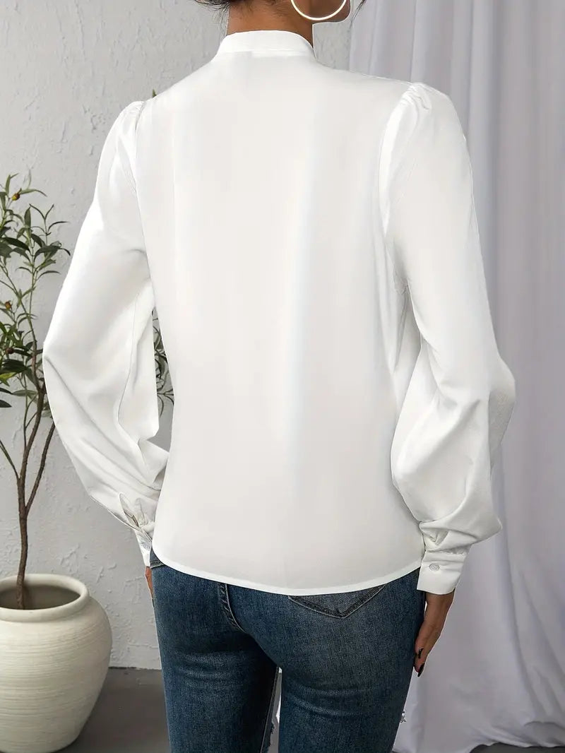 Lisa - Elegantes langärmeliges Top/Bluse für