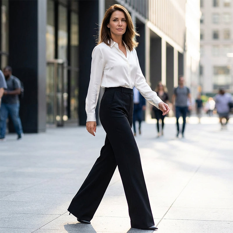Hodit - Stilvolle Stretchhose mit Hoher